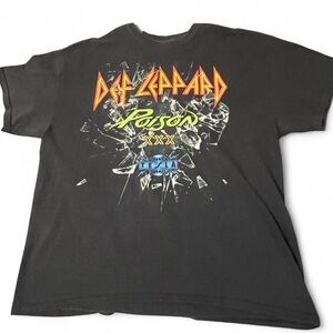 Def Leppard Men’s Graphic Tee - Black